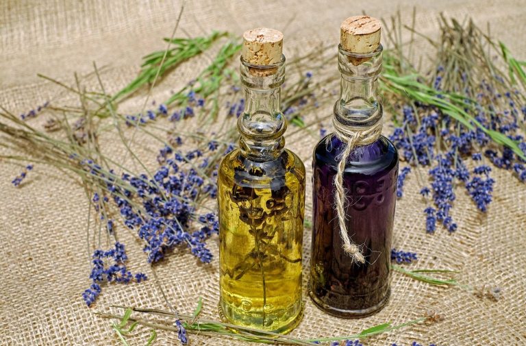 Tannenzweige mit rotem und goldenem Weihnachtsschmuck